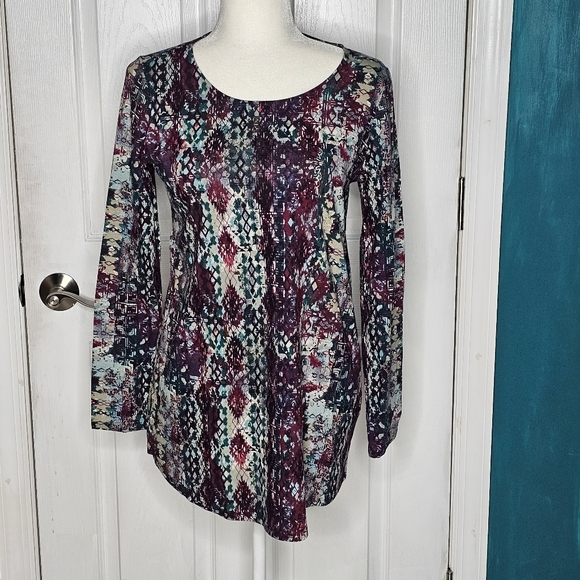 J. Jill Tunic Top XS Fig Teal - Picture 13 of 13